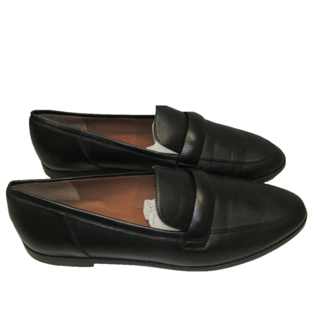 NEW MARGAUX Men's US 12.5 The Andie Loafer, Black Nappa
